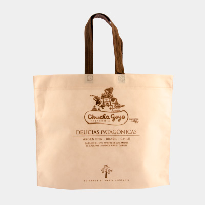 bolsa de friselina con asa