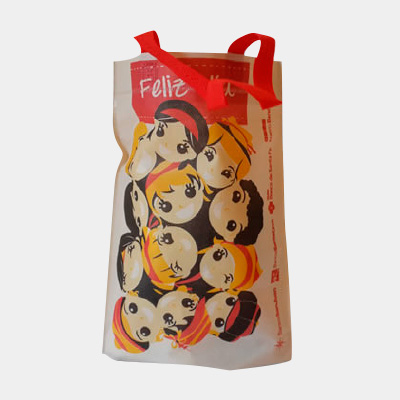 bolsa de friselina con diseño